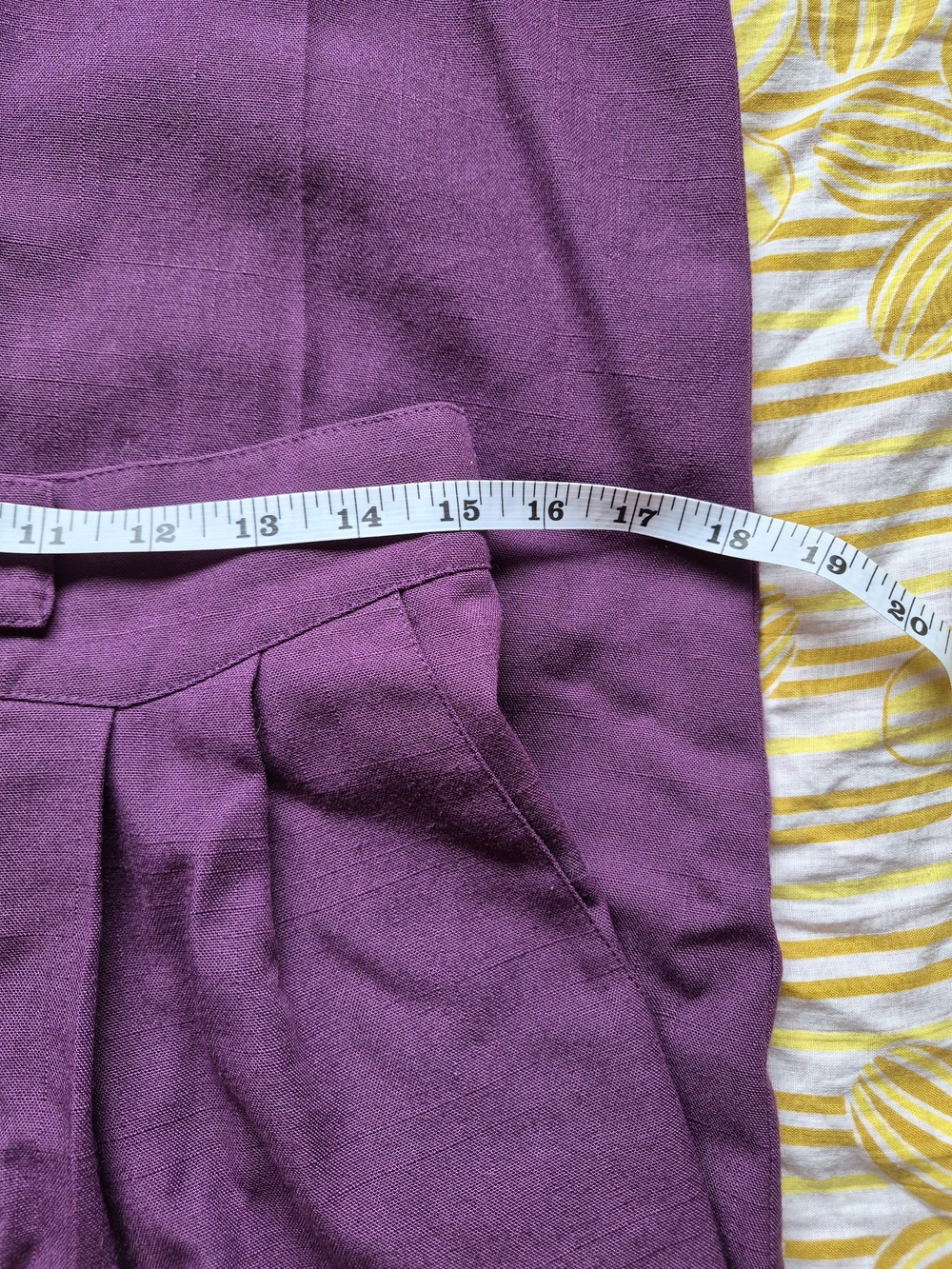 Classic High-Waist Purple Women's Trousers - Picture 6 of 7